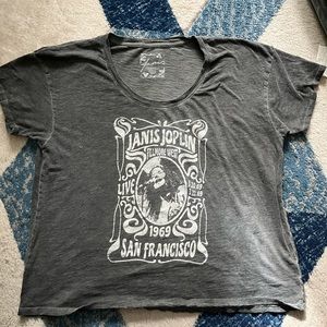 Janis Joplin Concert Band Tee Fillmore West San Francisco